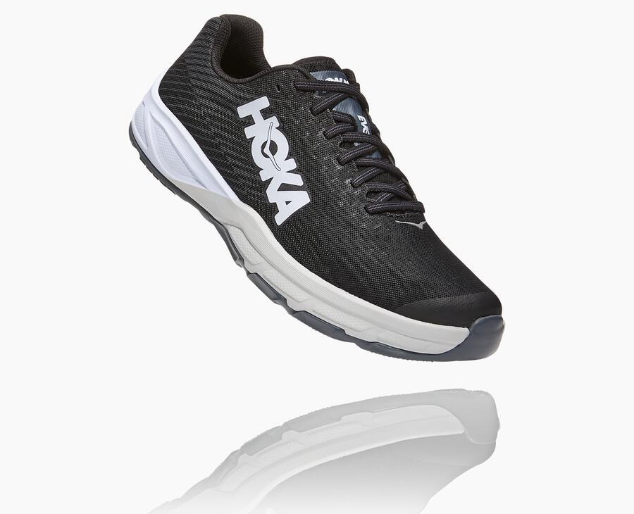 Hoka One One Tenisky Damske Čierne/Biele - EVO Carbon Rocket - 36541-RUAG